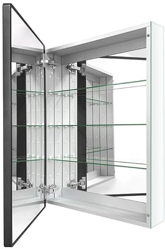 FOMAYKO 2230B Medizinschrank, Aluminium, 55,9 x 76,2 cm