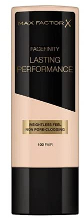 3 x Max Factor Lasting Performance Weightless Feel Foundation 100 Fair