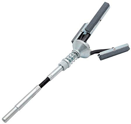 Cylinder Honing Tool,Riloer Car Engine Tool Brake Cylinder Hone Flexible Shaft 3 Claws Adjustable Cylinder Honing Stone Grinding Tools,Engine Cylinder Hone Adjustable Deglazer,Universal for 32-90mm