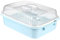 Baby Bottle Drying Racks with Cover Plastic Bottle Storage Box Baby Dinnerware Organizer Cutlery Utensil Tableware Holder for Countertop-Color Random