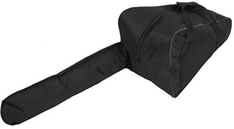 Chainsaw Carry Case Bag, 20 Inch Heavy-Duty Chainsaw Storage Bag, Oxford Cloth Portable Protection Waterproof Holder for Lumberjack(black)
