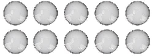 Tissting 10Pcs Uhr Luminous Bead Dot, Watch Lünette Luminous Dot Blau Dekoration Zubehör Uhrenteile Leuchtperlen für Verschiedene Arten von Uhren, Uhrmacher, Uhrengeschäft