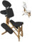 Vivezen - Chaise de Massage en Bois Pliable avec Sac de Transport - 2 Coloris