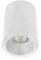 Wonderlamp Faretto superficie per interni ed esterni bianco, IP65, adatto per bagni, lampadina GU10, Cilindrico, Lutar