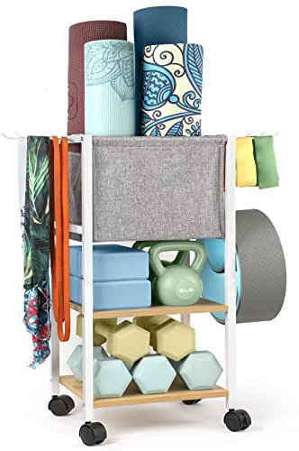 Hantelständer, Hantelablage, Garage, Aufbewahrung, Organisation, Garage, Regal, Yogamatte, Aufbewahrungsregal, Heim-Fitnessgerät, Workout-Ausrüstung, Aufbewahrung, Organizer, Yogamattenhalter,