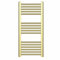 Myhomeware 400mm Wide Shiny Gold Heated Bathroom Towel Rail Radiator For Central Heating UK (400 x 900 mm (h))
