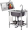 Ducunsheng Outdoor Edelstahl Spüle Standwaschbecken, Industrie Komplettspüle Standwaschbecken, Einfach Zu Säubern, Camping Waschbecken Für Garage Garten Industrie Miniküche