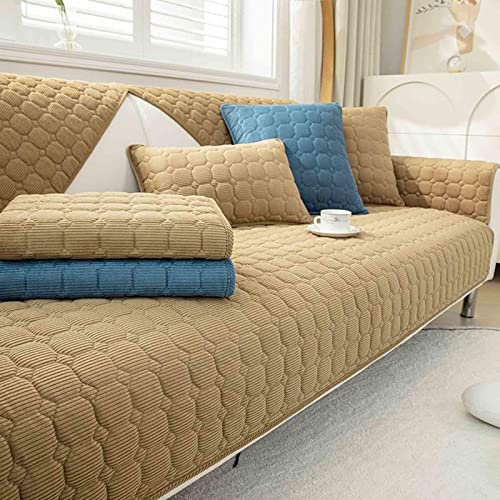 MTHGH Couch Bezug Sofa Überzug L Form Sofaschutz rutschfeste Sofadecke Sofaschutz Katze Sofabezug u Form Sofabezug Ersetzen,#4-110x180cm