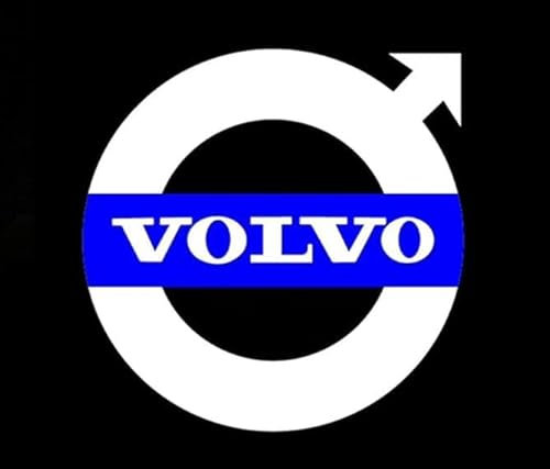 VALKEM Autotür Logo Projektor für Volvo XC40 XC60 XC90 S60L S80L S90, WillkommensLicht Auto Türbeleuchtung Logo, HD Türbeleuchtung Logo Projektor, Unterbodenbeleuchtung Auto Zubehör,4PCS