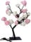 belupai LED-Rosenbaum-Lampe, künstlicher Bonsai-Baum, Nachtlicht, Lichterkette mit 24 LED-Lichtern, USB-betrieben, für Zuhause, Hochzeit, Weihnachtsdekoration, Weiß / Rosa