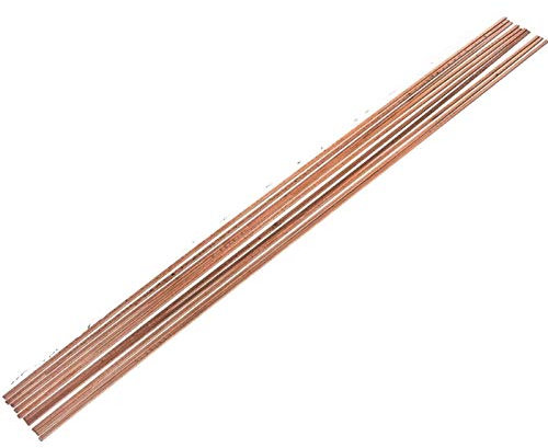 10 Stück for Schweißreparatur, 3 x 1,3 x 400 mm, niedrige Temperatur, flacher Schweißdraht, Messing-Schweißdraht, DIY-Hardware-Herstellung