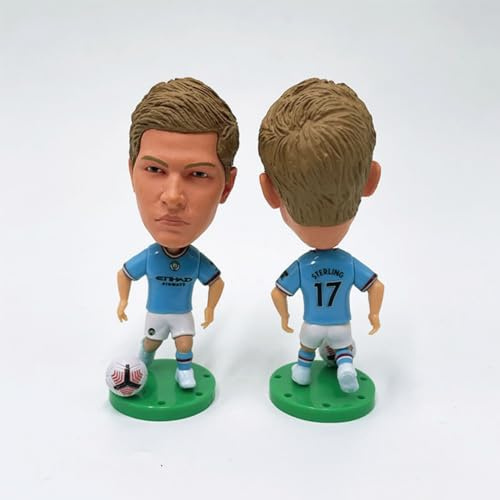 Doyomtoy Football Star Resin Decorations for Cake Decorating, Living Room, Office, car Dolls, Football Stars Messi, Ronaldo, Harland, Kroos...…