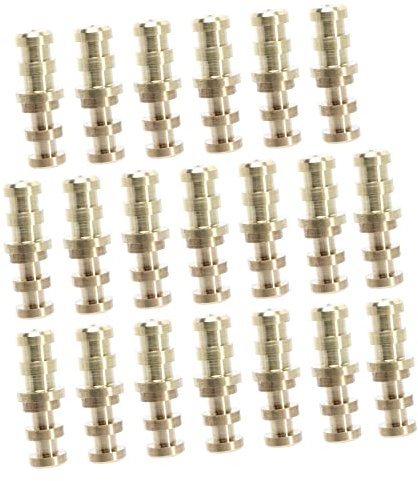 20 Tischbolzen Hülsenverbinder aus Kupfer, Gold, Zuverlässig