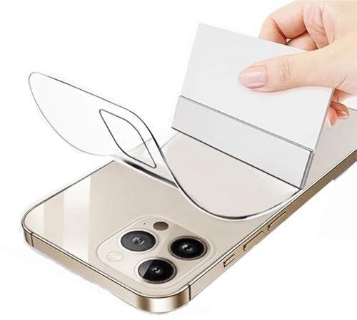 TMahhbid 2 Stück Rückseite Displayschutzfolie für iPhone 16 Pro (6.3 Zoll), Zurück Hydrogel Folie [nicht glas][Anti-Kratzer]