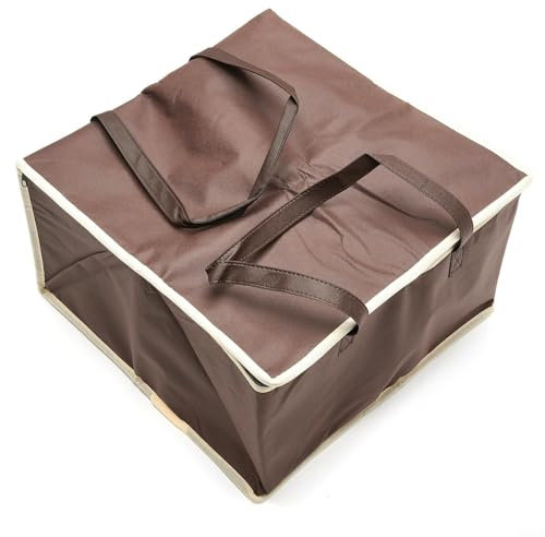 Isolierte Tasche für Lebensmittel-Pizza, wasserdicht, für Camping, Wärme, Kälte, Thermotasche, Vliesstoff, für 35,6 cm große Pizza, 44 x 44 x 25 cm