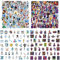 ZOOMPIL Football Stickers, Waterproof Football Stickers, Football Star Stickers, Football Stickers for Water Bottles, Tumblers, Luggage Scrapbook, Pack of 100