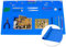 Très grand Tapis de soudure surdimensionné 70cm x 40cm 932°F tapis de travail en Silicone résistant à la chaleur, grand tapis de réparation pour l’électronique téléphone portable réparation (Bleu)