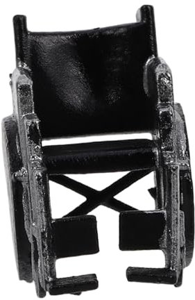 ibasenice Miniatur-Wheelchair Für Puppenhäuser Scale -Dekoration Für Szenen Für Sammler Und Kreative Spielumgebungen