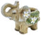 Coopers of Stortford - Spring Elephant Planter - Cute Animal Plant Pot - Outdoor Garden Décor - Flower Herb Succulent Holder - Weather-Resistant Polyresin