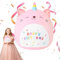 LKPUPKJ Happy Birthday Plüschtier, Kuchen Katze Plüschtier Stofftier, Cartoon Plüschkissen, Plüschkissen Cartoon Geschenke, Plüschpuppe, Happy Birthday Kuschelkissen Kinder