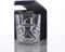 ukgiftstoreonline Personalised Custom Engraved Crystal Cut Whiskey Glass with Name and Stylish Letter