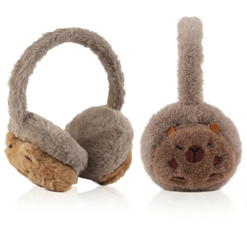 FYting Ohrenwärmer Kinder Mädchen,Ohrenschützer Kinder Winter(Schlafend) | Plüschweicher Ohrwärmer, Verstellbarer Kopfumfang, für Weihnachten, Geburtstag, Urlaubs Geschenk