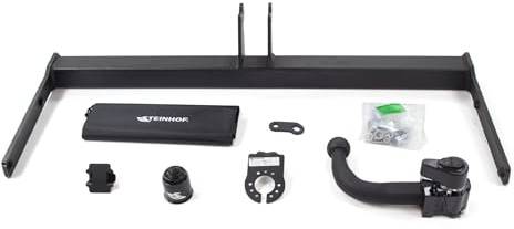 STEINHOF Anhängerkupplung für VW Golf Plus 5 V 1KP 2005-2009 | abnehmbar horizontal, mit universalem E-Satz 13-polig