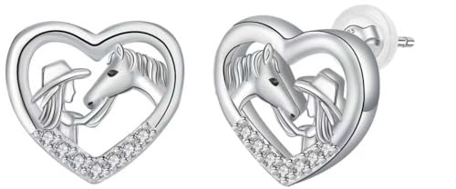 J.MOULIN Ohrringe 925 Sterling Silber Tier Ohrstecker, Geschenke für Mama Frauen Freundin
