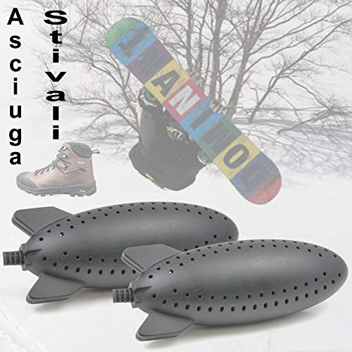 Trade Shop - Essiccatore Deumidificatore Per Scarpe Scarponi Dopo Scii Deodorante Antibatteri