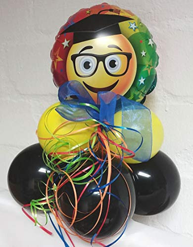 Unbekannt Ballondeko Ballongeschenk Mini Folienballon Abitur Prüfung Graduation, ca. 45 cm