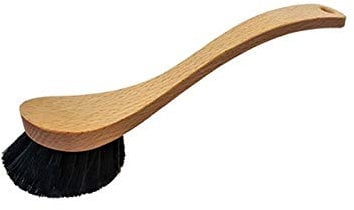 Öko Planet Spülbürste aus Holz mit Rosshaar Borsten, Langer Griff aus FSC Buchenholz, 100% biologisch abbaubar