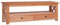 vidaXL Mahagoniholz Massiv TV Schrank mit 2 Schubladen 1 Regal Lowboard Fernsehschrank Fernsehtisch HiFi-Schrank TV Möbel 120x30x40cm