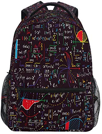 Mathematische Formeln Mathematische Physik Schulter Rucksack Bookbag für Teen Jungen Mädchen Kinderrucksack Laptop Büchertasche Rucksäcke