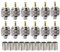 TUOLNK PL259 Connector 10 Pack UHF Male Plug Crimp Coax Adapter SO239 PL-259 Coaxial Connector for 5D-FB Coaxial Cable Compatible with CB Ham Radio Antenna