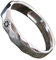 NicoWerk Damen Silberring Sonne aus 925 Sterling Silber Gewellt Glänzend Schlicht Bandring Glatt Verstellbar Offen SRI670
