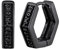 FaithHeart Schwarze Creolen Ohrstecker Punk Gotik Viking Rune Ohrstecker Wikinger Ohrringe für Herren Rune Ohrschmuck mit Geschenkebox