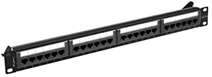 LANBERG PPUA-1024-B PATCH PANEL 24 PUERTOS 1U CAT.6A UTP NEGRO