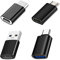 iZhuoKe 4 Stück USB-C Adapter, USB 3.0 OTG, Micro USB Auf Typ-C Buchse Zu Stecker, Kompatibel Mit PC, Galaxy Handys, Im Auto Und Mehr