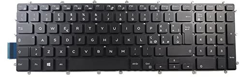 RTDPART Tastiera del Computer Portatile per dell Vostro 3580 3581 3582 3583 3584 3590 3591 5568 7570 7580 Latitude 3500 3590 Italiano IT Senza Retroilluminazione Nuovo