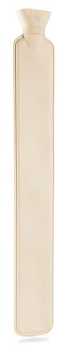 Long Hot Water Bottle 2L - Rubber Hot Water Bag Pack of 1 or 2 for Pain Relief Hot Compress Cramps Back Pain Neck Pain (Pack of 1)