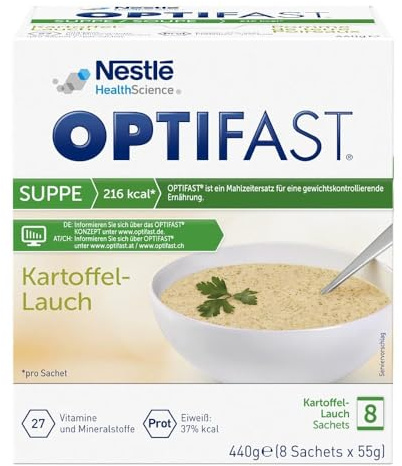 Optifast Home Suppe Kartoffel-Lauch Pulver 8X55 g