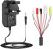 melasta Chargeur de batterie rechargeable intelligent 2,4 V 3,6 V 4,8 V 6 V 7,2 V 8,4 V 9,6 V 10,8 V 12 V Nimh/Nicd pour batterie Airsoft 2-10S RC voiture avec connecteur Tamiya/Mini Tamiya