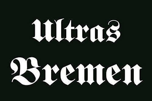 U24 Aufkleber Ultras Bremen Flagge Fahne 30 x 20 cm Autoaufkleber Sticker