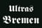 U24 Aufkleber Ultras Bremen Flagge Fahne 30 x 20 cm Autoaufkleber Sticker