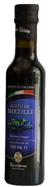 Douce Vallée Aceto di Mirtilli della Valle d'Aosta - 250 ml - 100% Mirtilli nessuna aggiunta di zuccheri o acqua