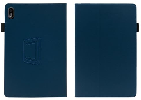 INSOLKIDON Compatible con Acer Iconia Tab M10 10.1 Inch Tablet Tablet Funda Protectora de Cuero Bumper Protección Carcasa con Soporte Función, Auto-Sueño/Activación Funda Plegable (Azul)