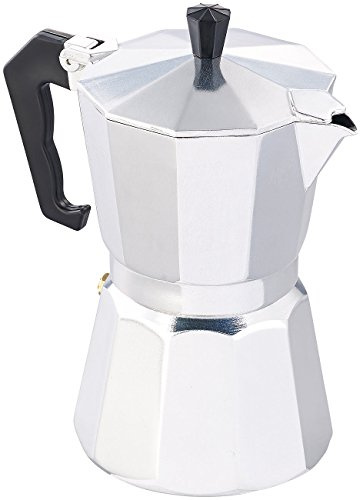 Cucina di Modena Espressokännchen: Espressokocher für 6 Tassen, für Induktions-Herde, Versandrückläufer (Espressomaschinen Induktion, Kaffeebereiter, Mokka)
