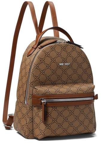 Nine West Vander Medium Dome Rucksack Mokka Logo One Size, Mokka-Logo, Einheitsgröße, Vander Medium Dome Rucksack