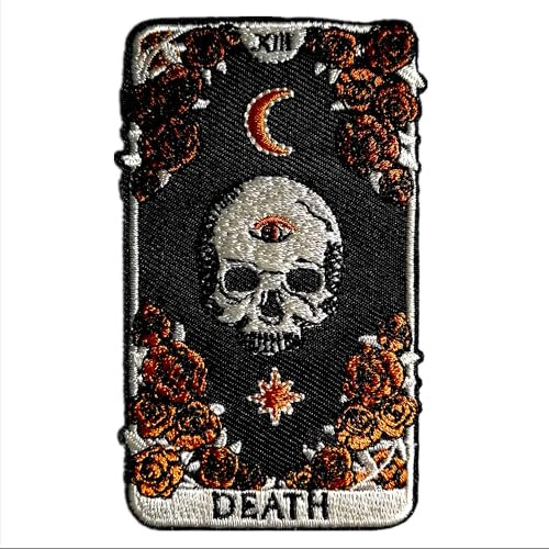 BPA Aufnäher, Patches zum Aufbügeln, Flicken - Schädel-Design