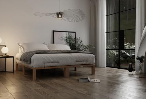 Gigapur G56 Kiefer Massiv Doppelbett Überlänge 180x220 cm mit Lattenrost